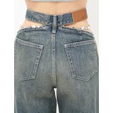 ビジューワイドデニムパンツ | EVRIS | 詳細画像36 