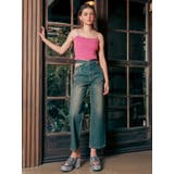 ビジューワイドデニムパンツ | EVRIS | 詳細画像8 