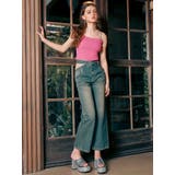 ビジューワイドデニムパンツ | EVRIS | 詳細画像9 