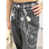 フェイクグラフィックワイドパンツ | EVRIS | 詳細画像1 