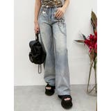 フェイクグラフィックワイドパンツ | EVRIS | 詳細画像11 