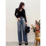 フェイクグラフィックワイドパンツ | EVRIS | 詳細画像19 