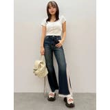 ネックレスフレンチスリーブショートトップス | EVRIS | 詳細画像26 