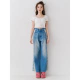 ネックレスフレンチスリーブショートトップス | EVRIS | 詳細画像7 