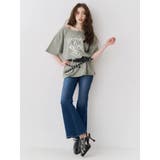 【TVで紹介！】ワンショルグラフィックピグメントＴシャツ | EVRIS | 詳細画像22 