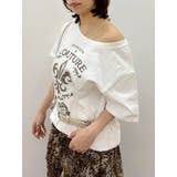 【TVで紹介！】ワンショルグラフィックピグメントＴシャツ | EVRIS | 詳細画像27 
