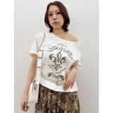 【TVで紹介！】ワンショルグラフィックピグメントＴシャツ | EVRIS | 詳細画像28 