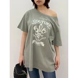【TVで紹介！】ワンショルグラフィックピグメントＴシャツ | EVRIS | 詳細画像32 