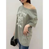 【TVで紹介！】ワンショルグラフィックピグメントＴシャツ | EVRIS | 詳細画像33 