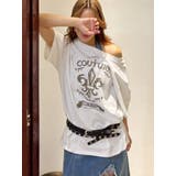 【TVで紹介！】ワンショルグラフィックピグメントＴシャツ | EVRIS | 詳細画像5 
