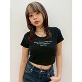 レタリングシンプルショートTシャツ 半袖 夏服 | EVRIS | 詳細画像10