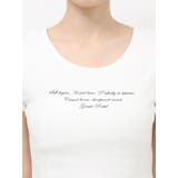レタリングシンプルショートTシャツ 半袖 夏服 | EVRIS | 詳細画像36