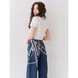 レタリングシンプルショートTシャツ 半袖 夏服 | EVRIS | 詳細画像4