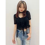 レースチョーカーネックトップス | EVRIS | 詳細画像9