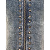クロスモチーフスタッズデニムブルゾン【セットアップ着用可能】 | EVRIS | 詳細画像50