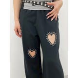 ハートカッティングビジュースウェットパンツ | EVRIS | 詳細画像12 