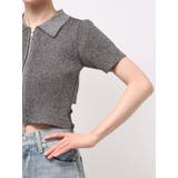 ラメZIPバックリボンニットトップス | EVRIS | 詳細画像40