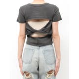 バックオープンクロップドTシャツ | EVRIS | 詳細画像33