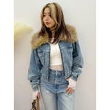 デニムフェイクファーブルゾン【セットアップ着用可能】 | EVRIS | 詳細画像43
