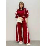 ラメラインワイドパンツ【セットアップ着用可能】 | EVRIS | 詳細画像27