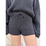ブラック | ダブルジャガードニットショートパンツ【セットアップ着用可能】 | EVRIS