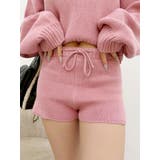 ピンク | ダブルジャガードニットショートパンツ【セットアップ着用可能】 | EVRIS