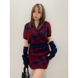 チェックニットミニスカート【セットアップ着用可能】 | EVRIS | 詳細画像21