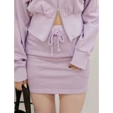 ピンク | ラメスウェットミニスカート【セットアップ着用可能】 | EVRIS