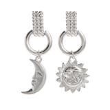 シルバー | CIRCLE MOTIF SUNNY ピアス | EVRIS