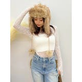 フェイクファーポンポンCAP | EVRIS | 詳細画像12 
