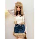 フェイクファーポンポンCAP | EVRIS | 詳細画像14 
