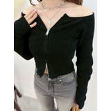 モールジップオフショルニットトップス | EVRIS | 詳細画像25