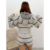 ワンポイントフーディニットトップス【セットアップ着用可能】 | EVRIS | 詳細画像23