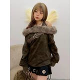 ミックス | フェイクファードッキングワンショルトップス | EVRIS