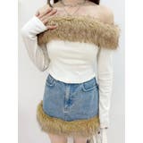 フェイクファードッキングオフショルトップス | EVRIS | 詳細画像20