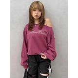 ラインストーンワンショルスウェットトップス | EVRIS | 詳細画像29 
