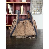 ブラウン | キルティングボアチェーンBAG | EVRIS