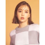 ブロックチェックカラーニット | CALNAMUR | 詳細画像6