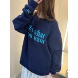 ネイビー | do whatオーバサイズスウェット | CALNAMUR