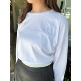 ホワイト | バックオープンカットソー | CALNAMUR