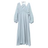 アイスブルー | LAYERED DOLMAN OP/レイヤードドルマンワンピース | CALNAMUR