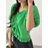 2WAY GATHER BL/2WAYギャザーブラウス | CALNAMUR | 詳細画像14 