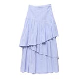 アイスブルー | LACE LIKE TIERED SKIRT/レースライクティアードスカート | CALNAMUR