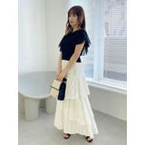 TULLE RUFFLE 2WAY PO/チュールラッフル2WAYプルオーバー | CALNAMUR | 詳細画像18 