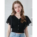 TULLE RUFFLE 2WAY PO/チュールラッフル2WAYプルオーバー | CALNAMUR | 詳細画像3 