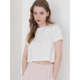 ホワイト | CALNAMUR KIRAKIRA TEE/CALNAMURキラキラTシャツ | CALNAMUR
