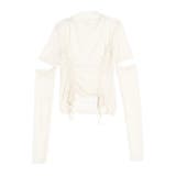 ホワイト | 2WAY SHARING RIBBON | CALNAMUR