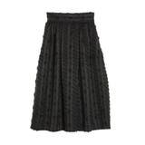 ブラック | TULIP SHEER SKIRT/チューリップシアースカート | CALNAMUR