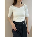 CAMI LIKE RIB KNIT/キャミライクリブニット | CALNAMUR | 詳細画像11 