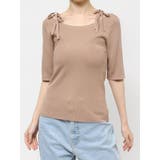 クリーム | CAMI LIKE RIB KNIT/キャミライクリブニット | CALNAMUR